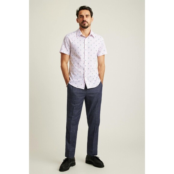 Bonobos Riviera Short Sleeve Men's Shirt Button-Up Print Standard Fit XXL 282862 - Picture 2 of 5